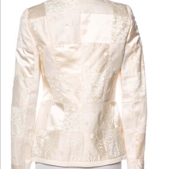 Rena Lange Silk Blend Jacket SZ4 - Picture 6 of 12